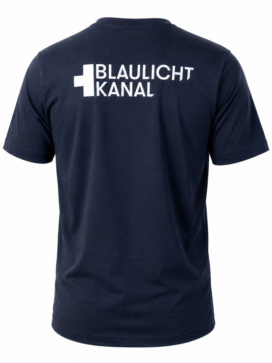 Blaulichtkanal Supporter Shirt – Navy Edition