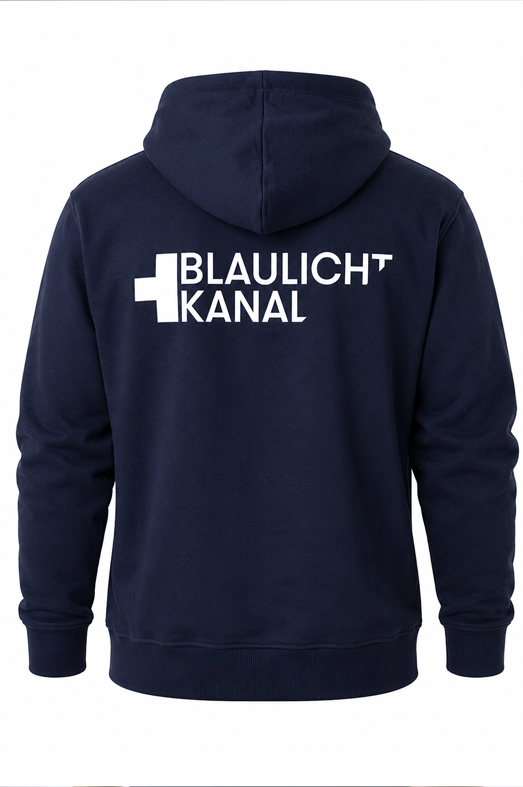 Blaulichtkanal Supporter Premium Hoodie – Navy Edition