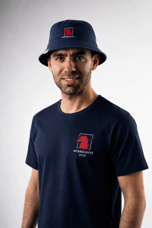 Interschutz 2026 Official Bucket Hat – Navy Edition