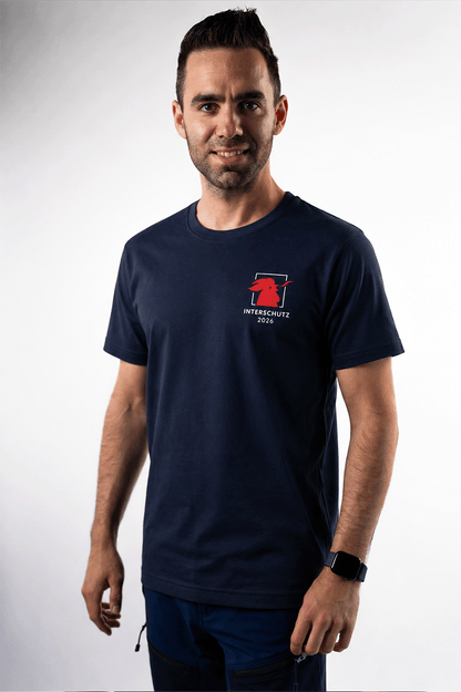 Interschutz 2026 Official Event Shirt – Navy Edition